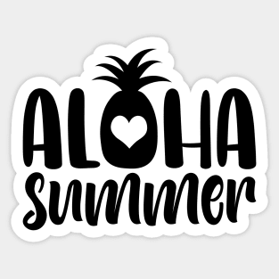 Aloha Summer Sticker